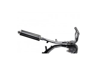 KAWASAKI KLZ1000 VERSYS 2015-18 SCARICO COMPLETO 450MM CARBONIO OVALE BSAU SILENZIATORE