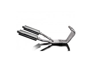 YAMAHA FJ1200 3CV 1988-90 SCARICO COMPLETO 4-2 450MM SILENZIATORI BSAU OVALI INOX