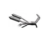 YAMAHA FJ1200 3CV 1988-90 SCARICO COMPLETO 4-2 450MM SILENZIATORI BSAU OVALI INOX