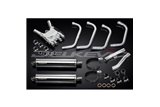 YAMAHA FJ1200 3CV 1988-90 SCARICO COMPLETO 4-2 450MM SILENZIATORI BSAU OVALI INOX
