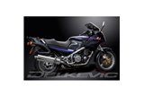 YAMAHA FJ1200 3CV 1988-90 SCARICO COMPLETO 4-2 450MM SILENZIATORI BSAU OVALI INOX