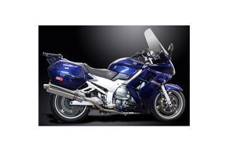 YAMAHA FJR1300 01-05 DECAT SCARICO COMPLETO 4-2 450MM SILENZIATORI BSAU OVALI INOX