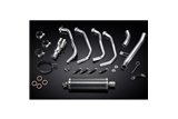 KAWASAKI Z900 17-19 FULL EXHAUST SYSTEM 350MM CARBON OVAL BSAU SILENCER
