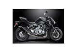 KAWASAKI Z900 17-19 FULL EXHAUST SYSTEM 350MM CARBON OVAL BSAU SILENCER