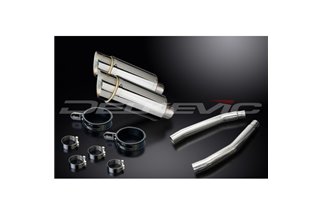 KIT SCARICO SILENZIATORE TONDO IN ACCIAIO INOX SUZUKI GSX1300R HAYABUSA 2008-2020 200MM