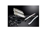 TRIUMPH TRIDENT 750 900 1991-93 200MM ROUND STAINLESS SILENCER EXHAUST KIT