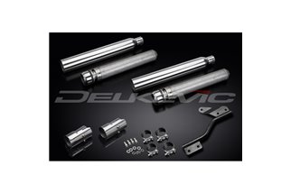 KAWASAKI VN1600 CLASSIC 03-08 KIT SCARICO SILENZIATORE PERSONALIZZATO 550MM BULLNOSE