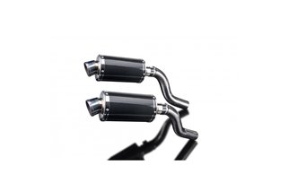 KAWASAKI Z1000SX 2010-19 TOURER 225MM KIT SCARICO SILENZIATORE OVALE IN CARBONIO