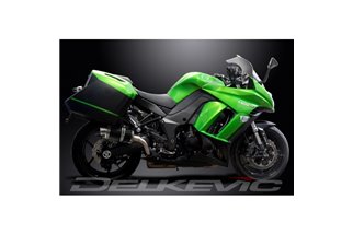 KAWASAKI Z1000SX 2010-19 TOURER 225MM KIT SCARICO SILENZIATORE OVALE IN CARBONIO