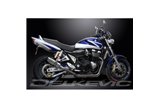 SUZUKI GSX1400 2001-04 SCARICO COMPLETO DELKEVIC 4-2 SILENZIATORI INOX TONDO DA 200 MM