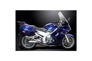 YAMAHA FJR1300 01-05 DECAT SCARICO COMPLETO 4-2 SILENZIATORI TONDO INOX 200MM