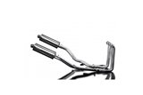 YAMAHA FJR1300 01-05 DECAT FULL 4-2 EXHAUST 350MM STAINLESS OVAL BSAU SILENCERS