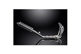 KAWASAKI Z900RS Z900SE 2018-2024 SISTEMA DI SCARICO COMPLETO SILENZIATORE OVALE IN CARBONIO DA 350 MM