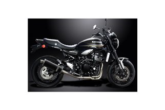 KAWASAKI Z900RS Z900SE 2018-2024 SISTEMA DI SCARICO COMPLETO SILENZIATORE OVALE IN CARBONIO DA 350 MM