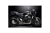 KAWASAKI Z900RS Z900SE 2018-2024 SISTEMA DI SCARICO COMPLETO SILENZIATORE OVALE IN CARBONIO DA 350 MM