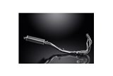 KAWASAKI 1000 VERSYS 2010-2014 SCARICO COMPLETO 4-1 350MM SILENZIATORE OVALE IN CARBONIO
