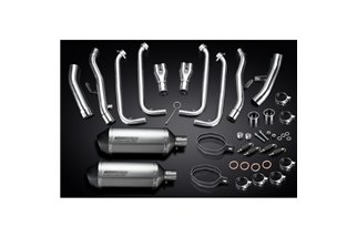 YAMAHA FJR1300 2006-2023 SISTEMA DI SCARICO COMPLETO 260MM TITANIO XOVAL SILENZIATORI BSAU