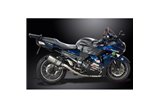 KAWASAKI ZZR1400 06-07 SISTEMA DI SCARICO 4-1 260MM TITANIO X-OVAL BSAU