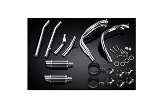 SUZUKI GSX1300R HAYABUSA 99-07 DECAT FULL 4-2 EXHAUST 200MM CARBON ROUND