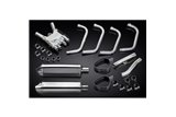 YAMAHA FJ1200 3XW 1991-96 FULL EXHAUST SYSTEM 320MM STAINLESS TRI SILENCERS