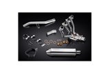 KAWASAKI GTR1400 07-20 COMPLETE EXHAUST SYSTEM 320MM TRI-OVAL STAINLESS SILENCER