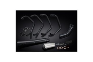 KAWASAKI Z1000 ST 1979-80 FULL 4-1 CERAMIC BLACK EXHAUST CLASSIC MEGAPHONE