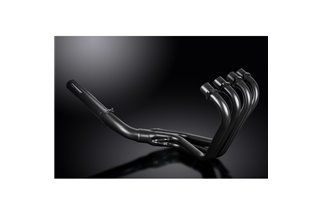 KAWASAKI CSR-Z1000 1981-82 SCARICO COMPLETO 4-1 IN CERAMICA NERO SILENZIATORE CORTO CLASSICO