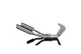 XJR1300 2004-2006 / SL10 ROUND 350MM (14 INCH) SILENCER 4-2 COMPLETE SYSTEM 304 STAINLESS STEEL
