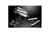 KIT SCARICO SILENZIATORE BSAU TITANIO X-OVAL KAWASAKI ZZR1200 NINJA 2002-2005 343MM