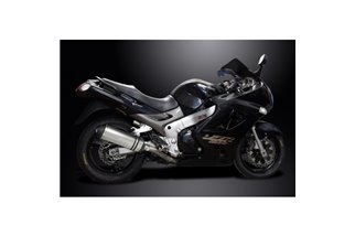 KIT SCARICO SILENZIATORE BSAU TITANIO X-OVAL KAWASAKI ZZR1200 NINJA 2002-2005 343MM