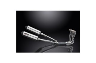 CB1100SF X-11 1999-2002 / XOVAL 343MM (13,5 POLLICI) R/H + L/H SILENZIATORI 4-2 SISTEMA COMPLETO SPAZZOLA 304