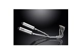CB1100SF X-11 1999-2002 / XOVAL 343MM (13,5 POLLICI) R/H + L/H SILENZIATORI 4-2 SISTEMA COMPLETO SPAZZOLA 304