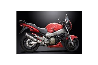CB1100SF X-11 1999-2002 / XOVAL 343MM (13,5 POLLICI) R/H + L/H SILENZIATORI 4-2 SISTEMA COMPLETO SPAZZOLA 304