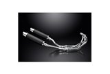 YAMAHA XJ600 DIVERSION 1992-04 SCARICO COMPLETO 350MM CARBONIO TONDO BSAU SILENZIATORI