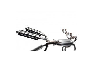 SISTEMA DI SCARICO HONDA ST1100 PAN EUROPEAN 89-02 SILENZIATORI OVALI INOX DA 450 MM