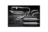SISTEMA DI SCARICO HONDA ST1100 PAN EUROPEAN 89-02 SILENZIATORI OVALI INOX DA 450 MM