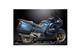 SISTEMA DI SCARICO HONDA ST1100 PAN EUROPEAN 89-02 SILENZIATORI OVALI INOX DA 450 MM