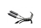 SUZUKI GSX1400 2001-2004 DELKEVIC FULL EXHAUST 4-2 450MM OVAL CARBON SILENCERS