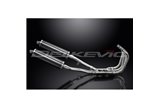 SUZUKI GSX1400 2001-2004 DELKEVIC FULL EXHAUST 4-2 450MM OVAL CARBON SILENCERS
