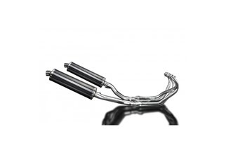 YAMAHA XJ600 DIVERSION 1992-04 SCARICO COMPLETO 450MM CARBONIO OVALE BSAU SILENZIATORI