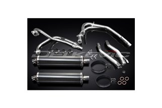 YAMAHA XJ600 DIVERSION 1992-04 SCARICO COMPLETO 450MM CARBONIO OVALE BSAU SILENZIATORI