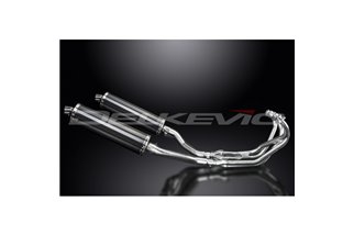 YAMAHA XJ600 DIVERSION 1992-04 SCARICO COMPLETO 450MM CARBONIO OVALE BSAU SILENZIATORI