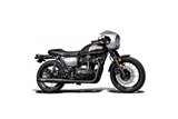 KAWASAKI W650 W800 19-24 EXHAUST 2-2 550MM SLASH CUT SILENCERS STAINLESS CERAMIC