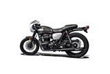 KAWASAKI W650 W800 19-24 EXHAUST 2-2 550MM SLASH CUT SILENCERS STAINLESS CERAMIC