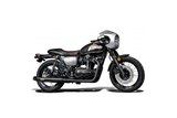 KAWASAKI W650 W800 19-24 SCARICO 2-2 550MM SILENZIATORI TURN OUT INOX CERAMICA