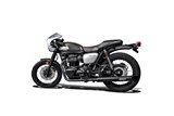 KAWASAKI W650 W800 19-24 SCARICO 2-2 550MM SILENZIATORI TURN OUT INOX CERAMICA