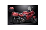 TROPHY 900 1996-2002 / 2* SILENZIATORI IN FIBRA DI CARBONIO DL10 TONDO DA 350 MM (14 POLLICI)