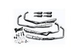 KAWASAKI Z900RS SE 2018-2024 Z1 Z1B STILE 4-4 SISTEMA DI SCARICO CROMATO SILENZIATORI