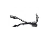KAWASAKI 1000 VERSYS 2010-2014 SCARICO COMPLETO 4-1 SILENZIATORE TONDO IN CARBONIO 200MM