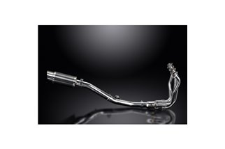 KAWASAKI 1000 VERSYS 2010-2014 SCARICO COMPLETO 4-1 SILENZIATORE TONDO IN CARBONIO 200MM